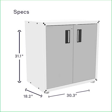 itbe for Home Ready-to-Assemble Steel Cabinet with Two Doors