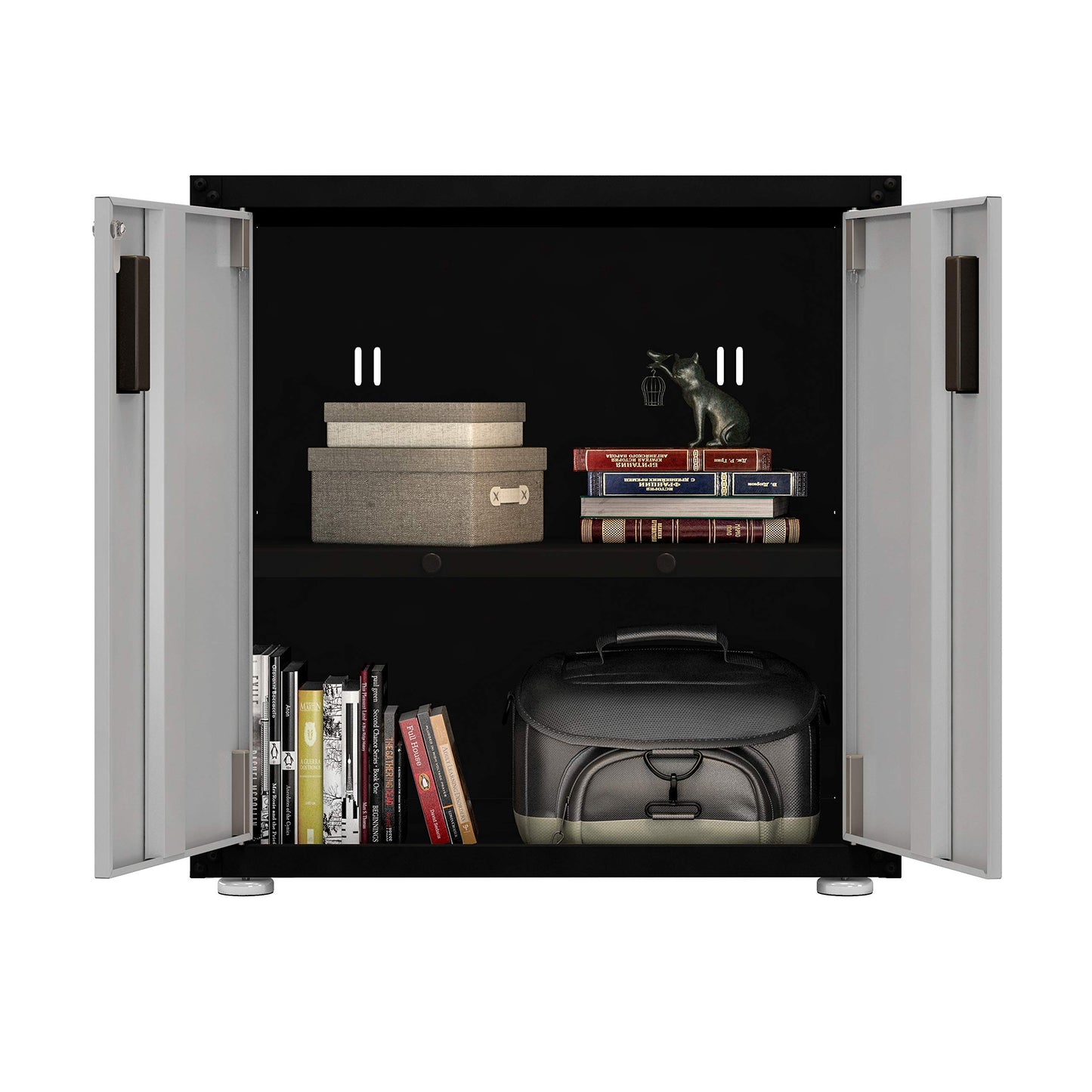 itbe for Home Ready-to-Assemble Steel Cabinet with Two Doors