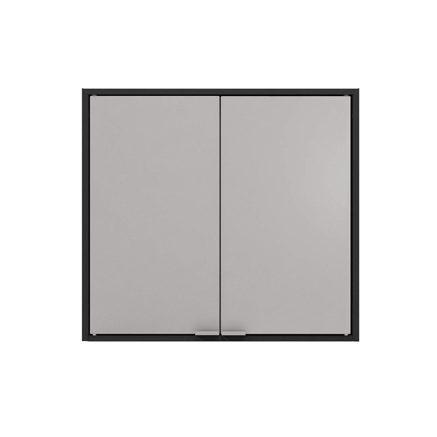 itbe Easy Fit Ready-to-Assemble Multipurpose Two Doors Wall Steel Cabinet Space Organizer