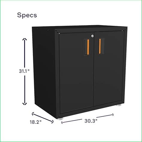 itbe for Home Ready-to-Assemble Steel Cabinet with Two Doors