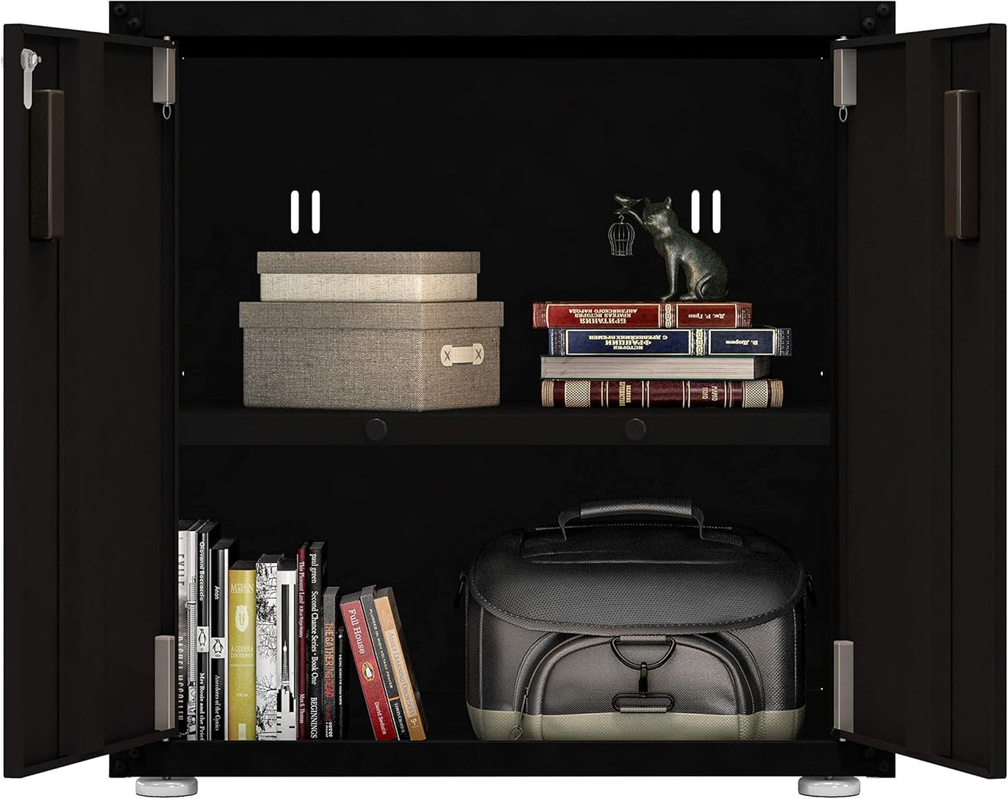 itbe for Home Ready-to-Assemble Steel Cabinet with Two Doors