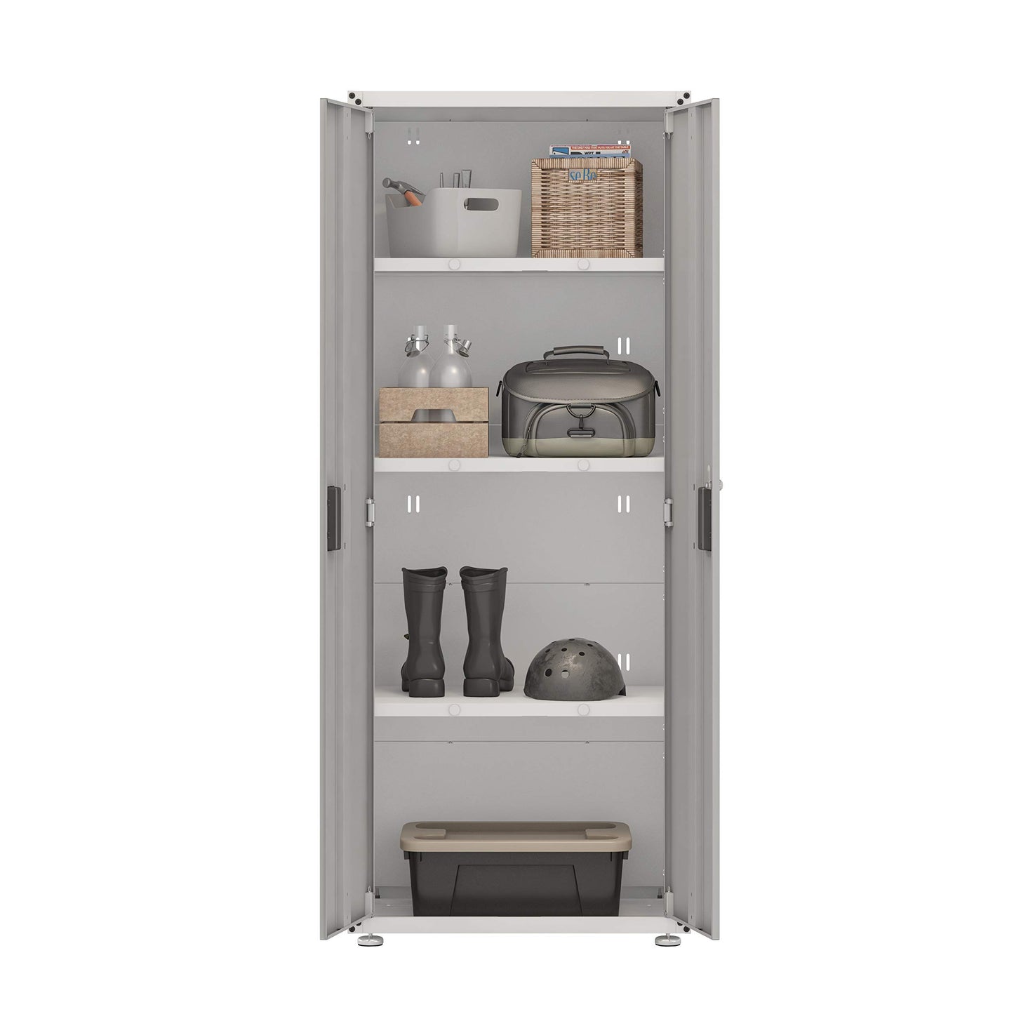 itbe for Home Ready-to-Assemble Garage Two Door Tall Steel Cabinet