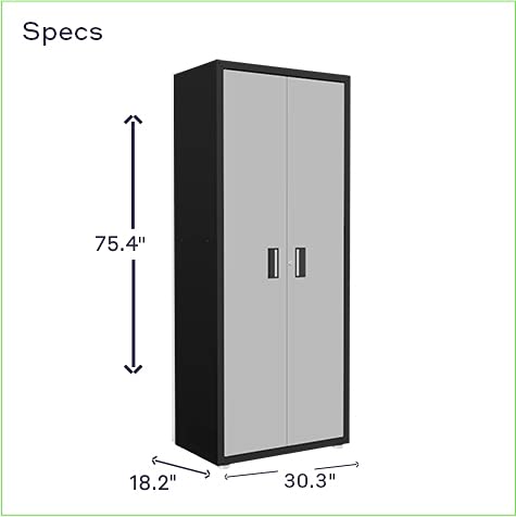 itbe for Home Ready-to-Assemble Garage Two Door Tall Steel Cabinet
