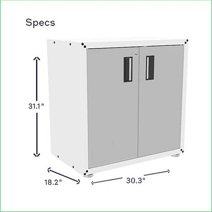 itbe for Home Ready-to-Assemble Steel Cabinet with Two Doors