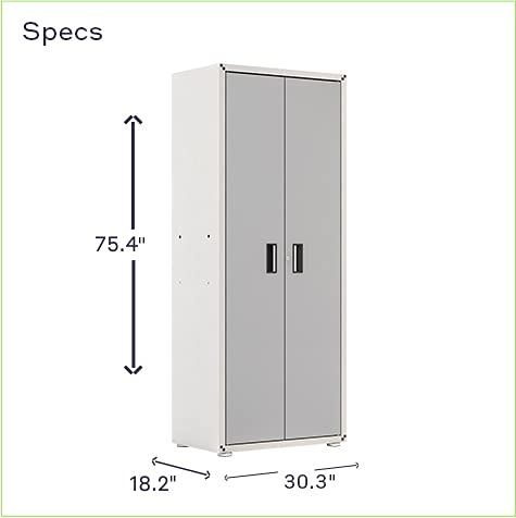 itbe for Home Ready-to-Assemble Garage Two Door Tall Steel Cabinet