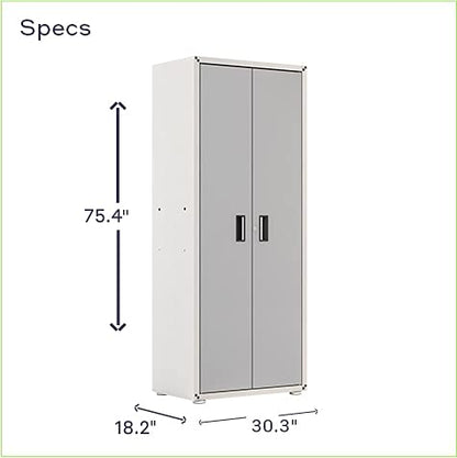itbe for Home Ready-to-Assemble Garage Two Door Tall Steel Cabinet