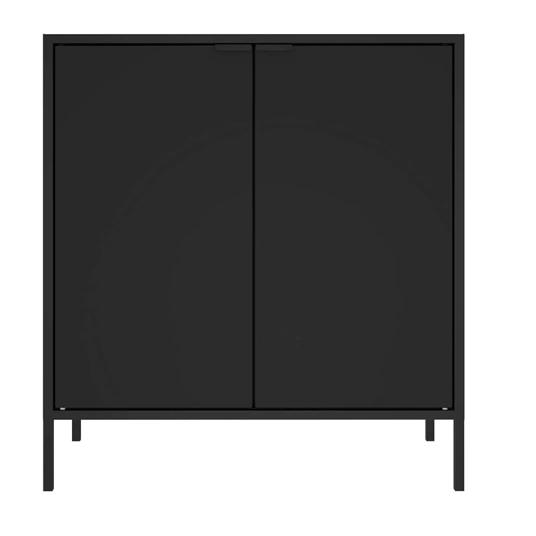 itbe Modern Cabinet with Doors – Sideboard and Buffet for Kitchen, Living Room, Dining Room, Entryway, Laundry Room – Steel Accent Cabinet with Shelves & Powder-Coated Finish