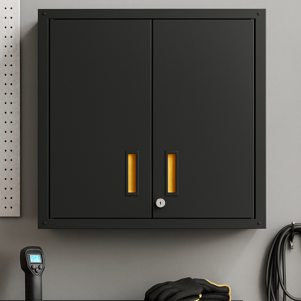 itbe for Home Ready-to-Assemble Wall Steel Cabinet with Two Doors