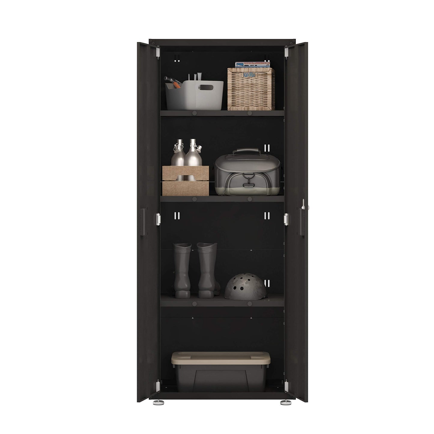 itbe for Home Ready-to-Assemble Garage Two Door Tall Steel Cabinet