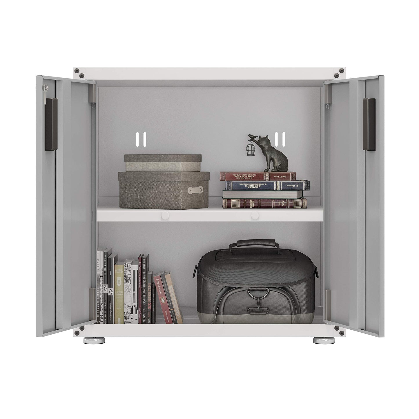 itbe for Home Ready-to-Assemble Steel Cabinet with Two Doors