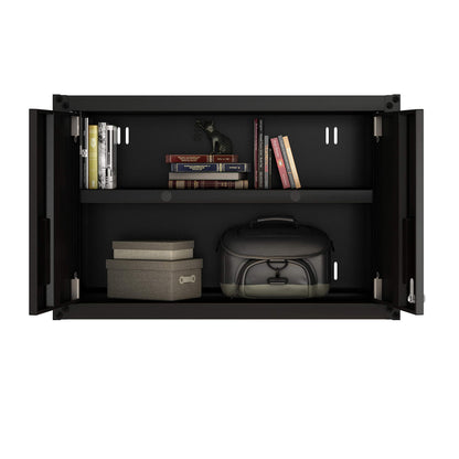 itbe for Home Ready-to-Assemble Small Wall Steel Cabinet 2 Doors