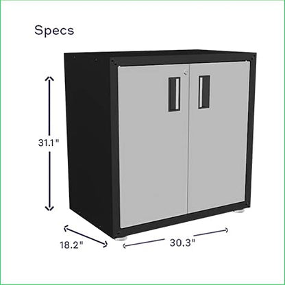 itbe for Home Ready-to-Assemble Steel Cabinet with Two Doors
